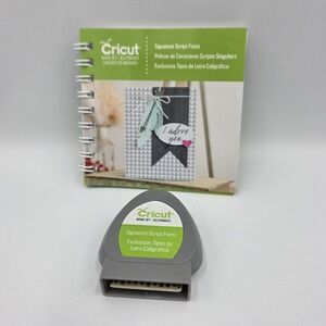 Cricut Signature Script Fonts Cartridge  & Manual